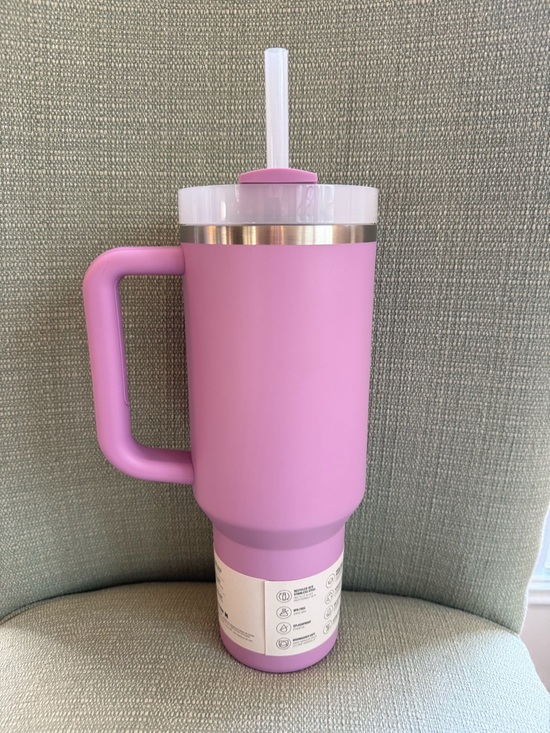 STANLEY 40oz Tumbler & ‘Cool Planet’ Cooler Backpack in Pink & Green - NWT - Picture 12 of 13